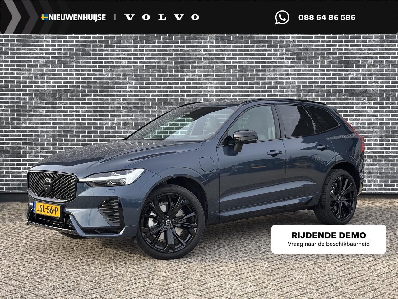 Volvo XC60 - 2.0 T6 Plug-in hybrid AWD Ultra Black Edition | Head-up display | Adaptieve Cruise Control - AutoWereld.nl