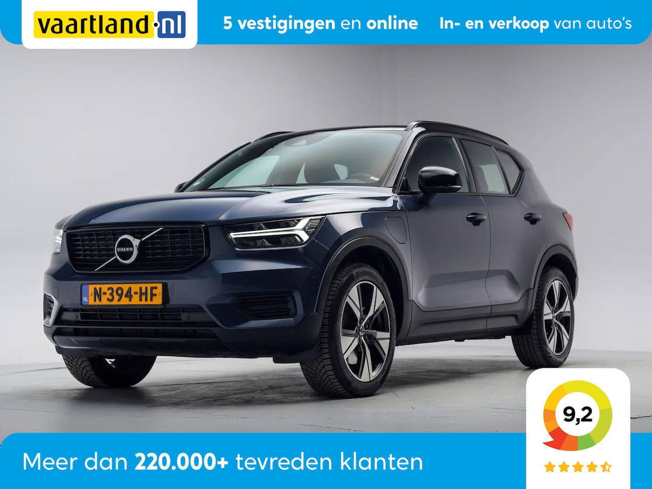 Volvo XC40 - T5 Recharge R-Design Aut. [ LED Stoel-en stuurverwarming Leder/Alcantara ] - AutoWereld.nl