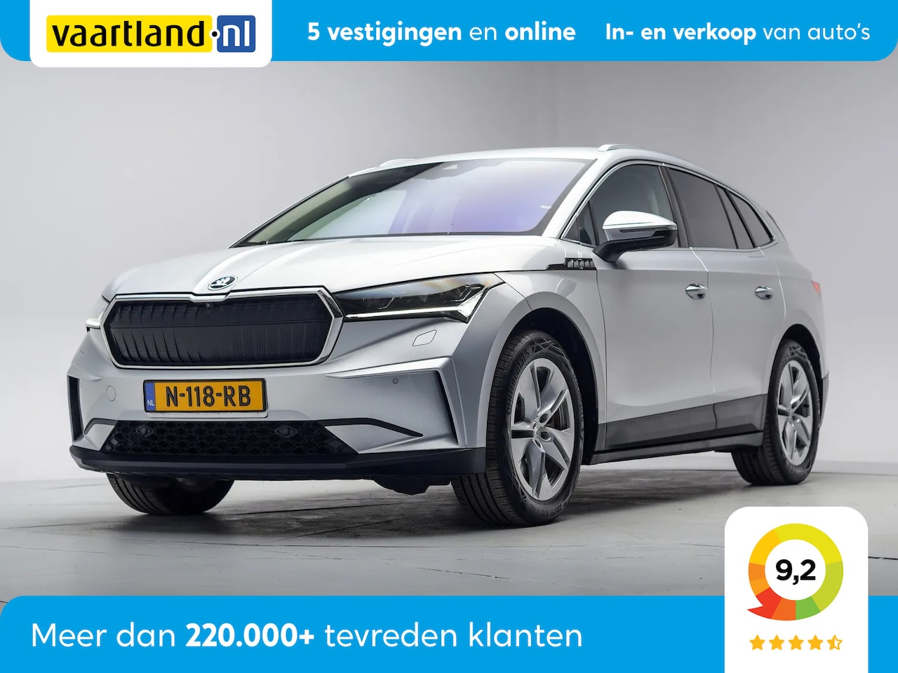 Skoda Enyaq iV - 80 Comfort Plus [ Stoelverwarming Half leder Camera ] - AutoWereld.nl