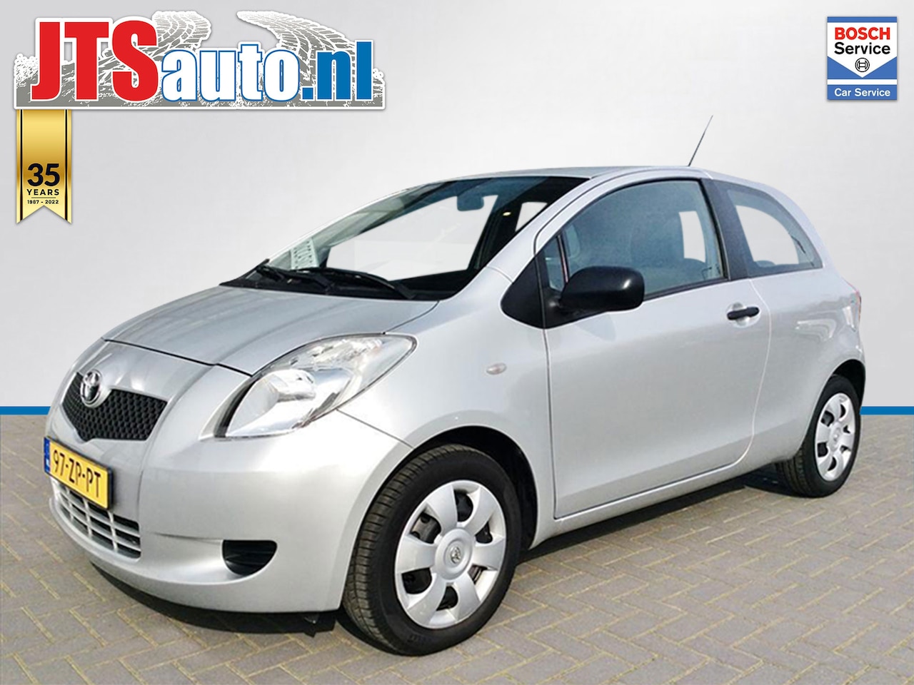 Toyota Yaris - 1.3 VVTi 87pk, 3-Deurs, Airco, Elek. Pakket, - AutoWereld.nl