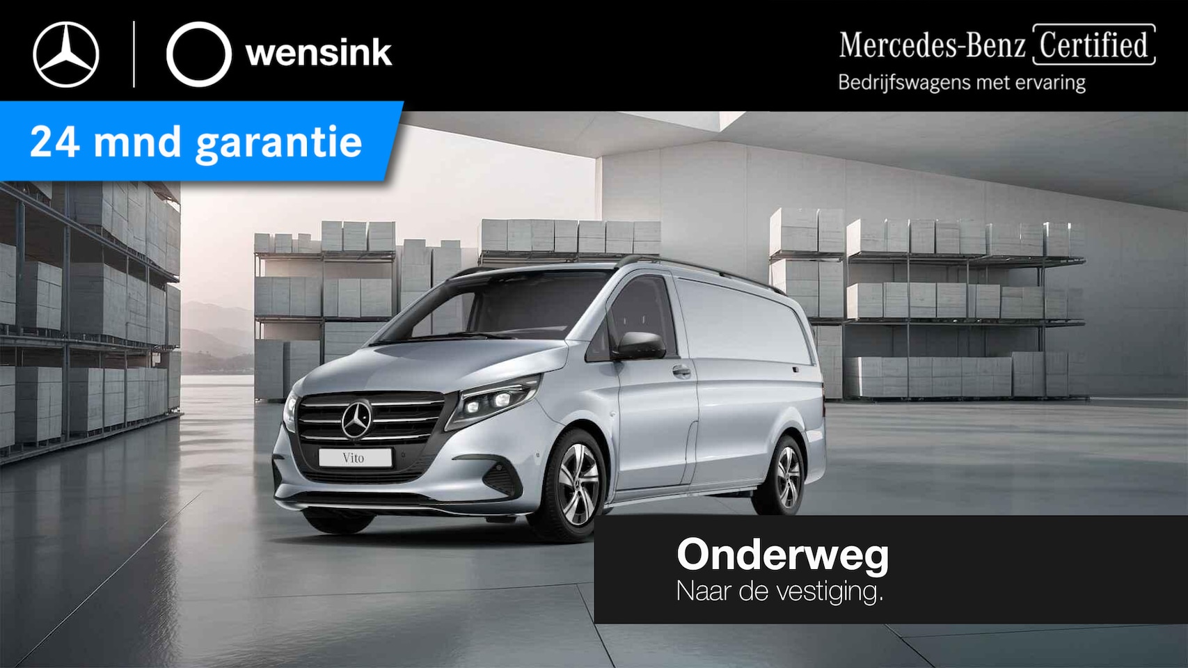 Mercedes-Benz Vito - 116 CDI | L2 | SELECT | 160 PK | AUTOMAAT | MULTI-BEAM LED | 2500 KG TREKHAAK | ZWART LEDE - AutoWereld.nl