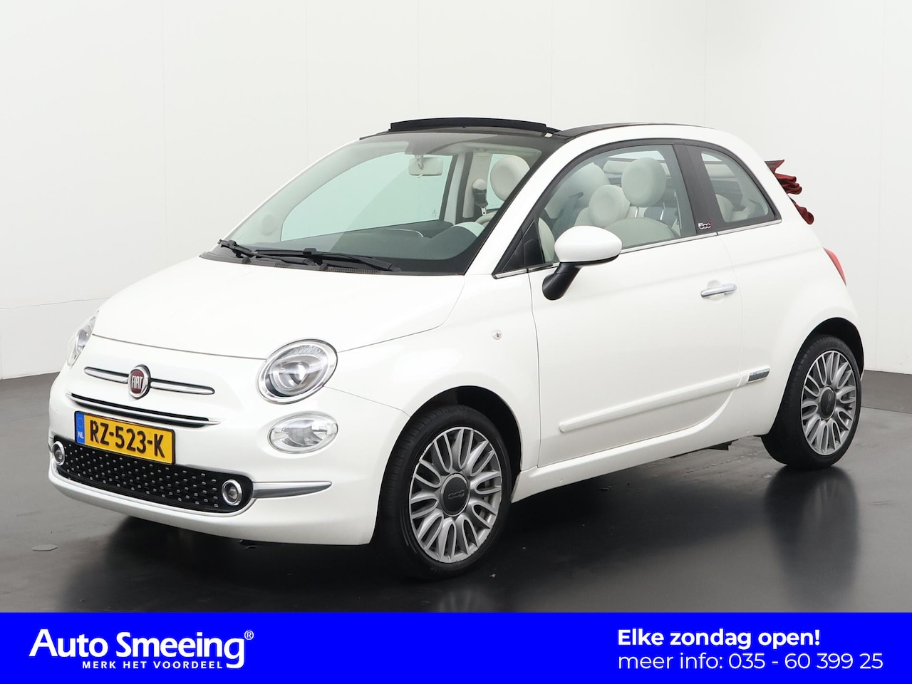 Fiat 500 C - 1.2 Popstar | Zondag Open! - AutoWereld.nl