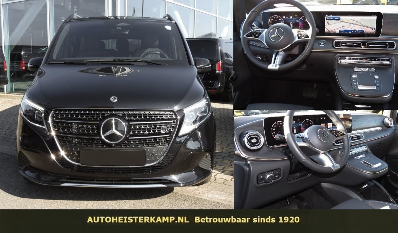 Mercedes-Benz V-klasse - 300d L3 Avantgarde Grijs Kenteken Leder Distronic Camera LED MBUX 2 EL. Schuifdeuren - AutoWereld.nl