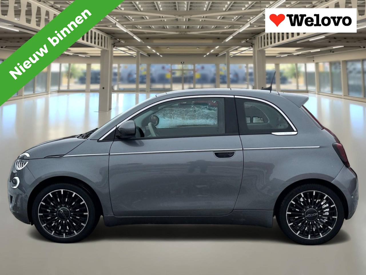 Fiat 500 - La Prima 42 kWh PanoDak, Navigatie+Camera, Leder interieur... - AutoWereld.nl