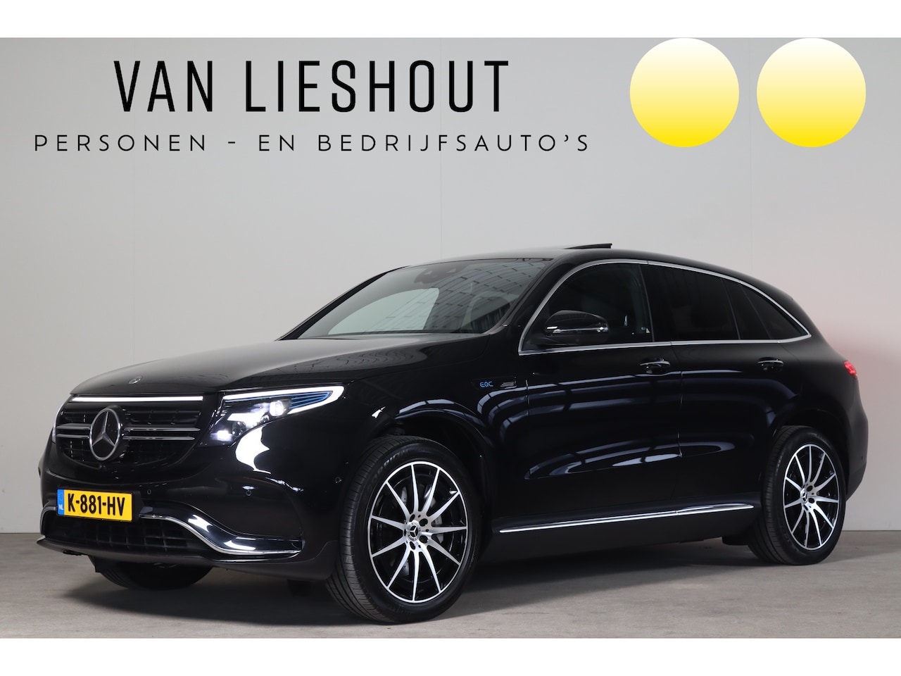 Mercedes-Benz EQC - 400 4MATIC Business Solution AMG 80 kWh Burmester I HUD I Schuifdak - AutoWereld.nl
