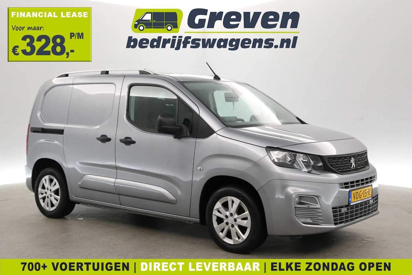 Peugeot Partner - 1.5 BlueHDI L1H1 | MARGE | Aut. | Airco | Cruise | 3-Zits | Camera | Carplay | Stoelverw. - AutoWereld.nl