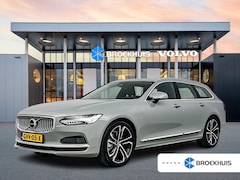 Volvo V90 - T6 Recharge Ultra Bright 20" | Nappa leder | Massage stoelen | 360 Camera | Trekhaak | Pan