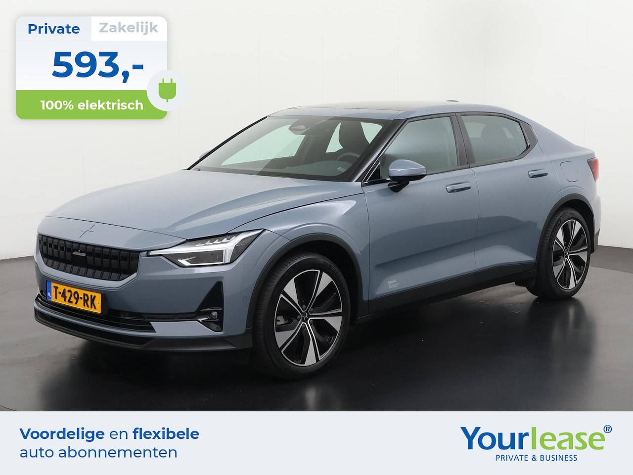 Polestar 2 - Long Range Single Motor 78 kWh | All-in 593,- Private Lease | Direct uit voorraad - AutoWereld.nl