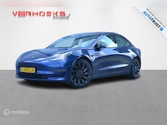 Tesla Model 3 - Performance AWD Blauw/Wit 75 kWh 77.500 km