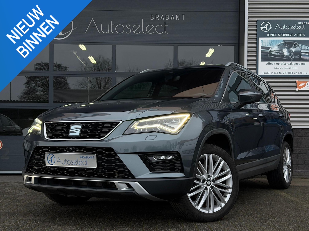 SEAT Ateca - 1.4 EcoTSI Xcellence DSG Navi 360 Leder - AutoWereld.nl