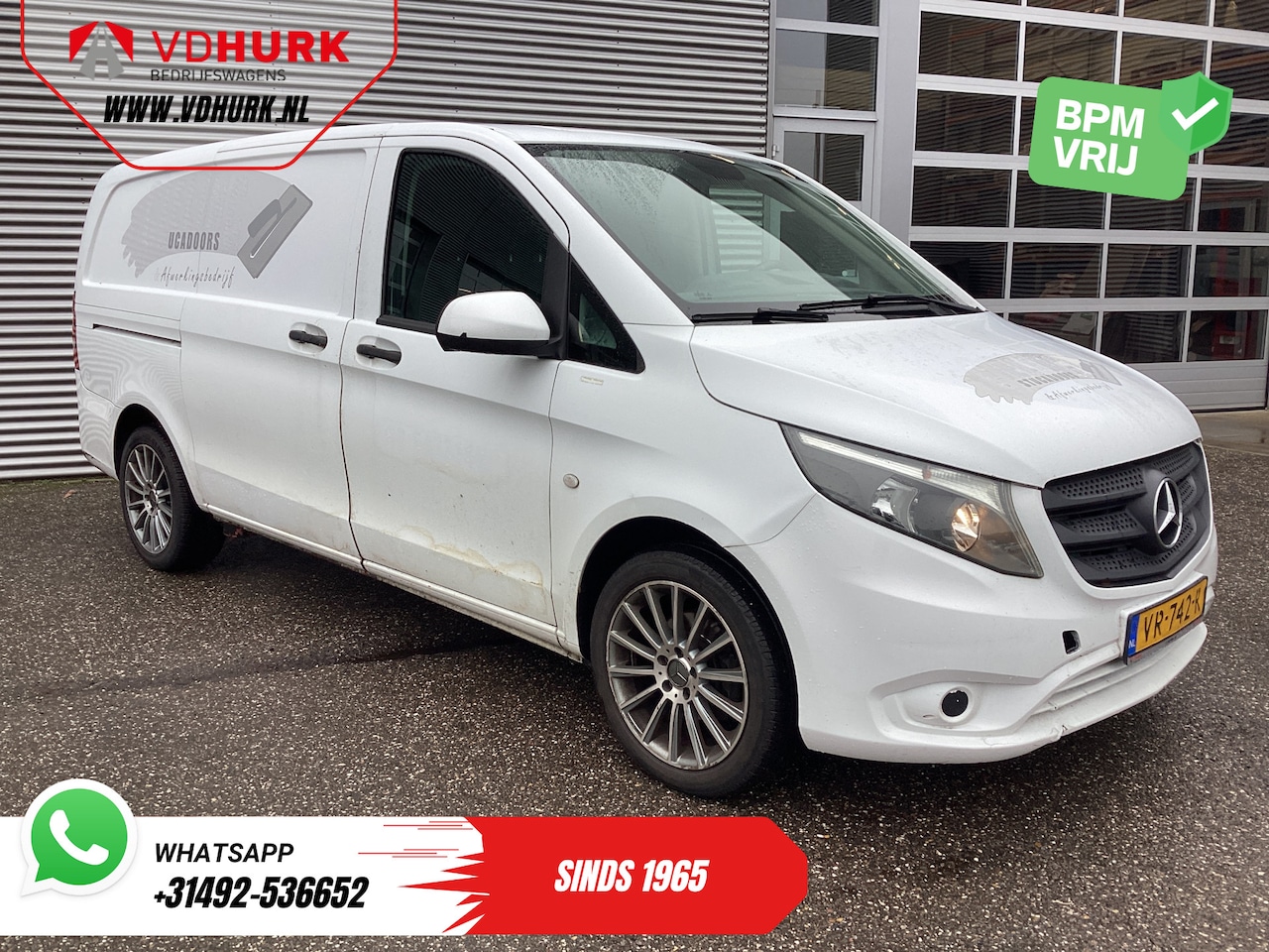 Mercedes-Benz Vito - 111 CDI L2 EXPORT NL Auto/ Climate/ Cruise/ 18”LMV/ Trekhaak - AutoWereld.nl