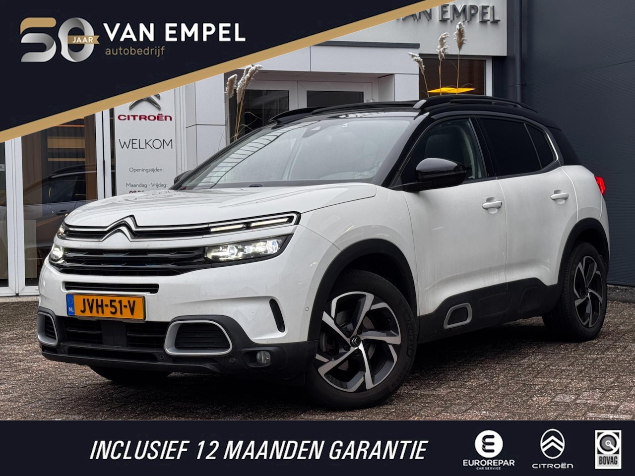 Citroën C5 Aircross - 1.6 PureTech Business Plus | 180 PK | Trekhaak | Pano | Leder | Automaat | Camera | Elektr - AutoWereld.nl