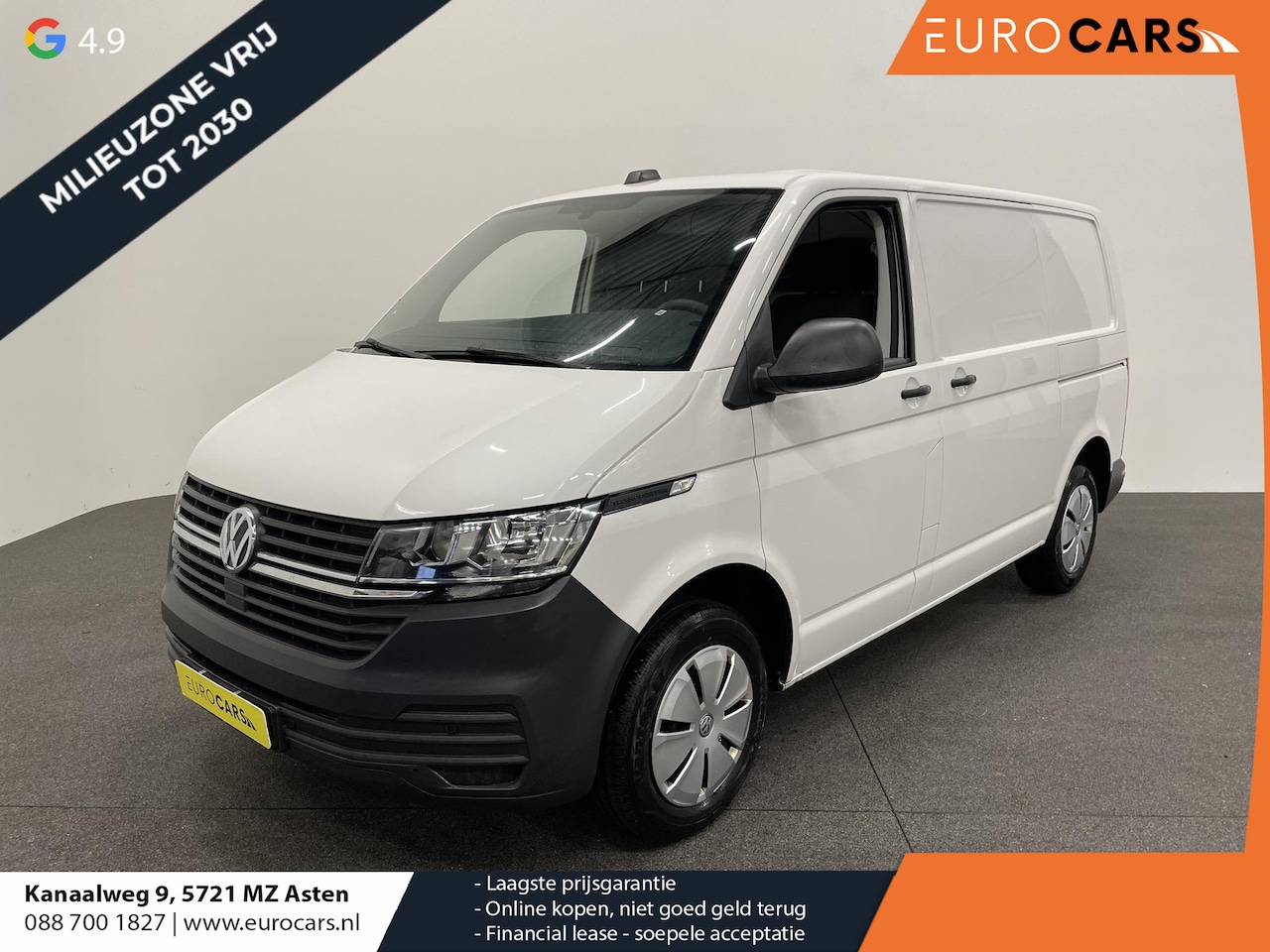 Volkswagen Transporter - 2.0 TDI L1H1 Comfortline 150 PK DSG Airco Cruise Control Stoelverwarming Trekhaak 2X Schui - AutoWereld.nl