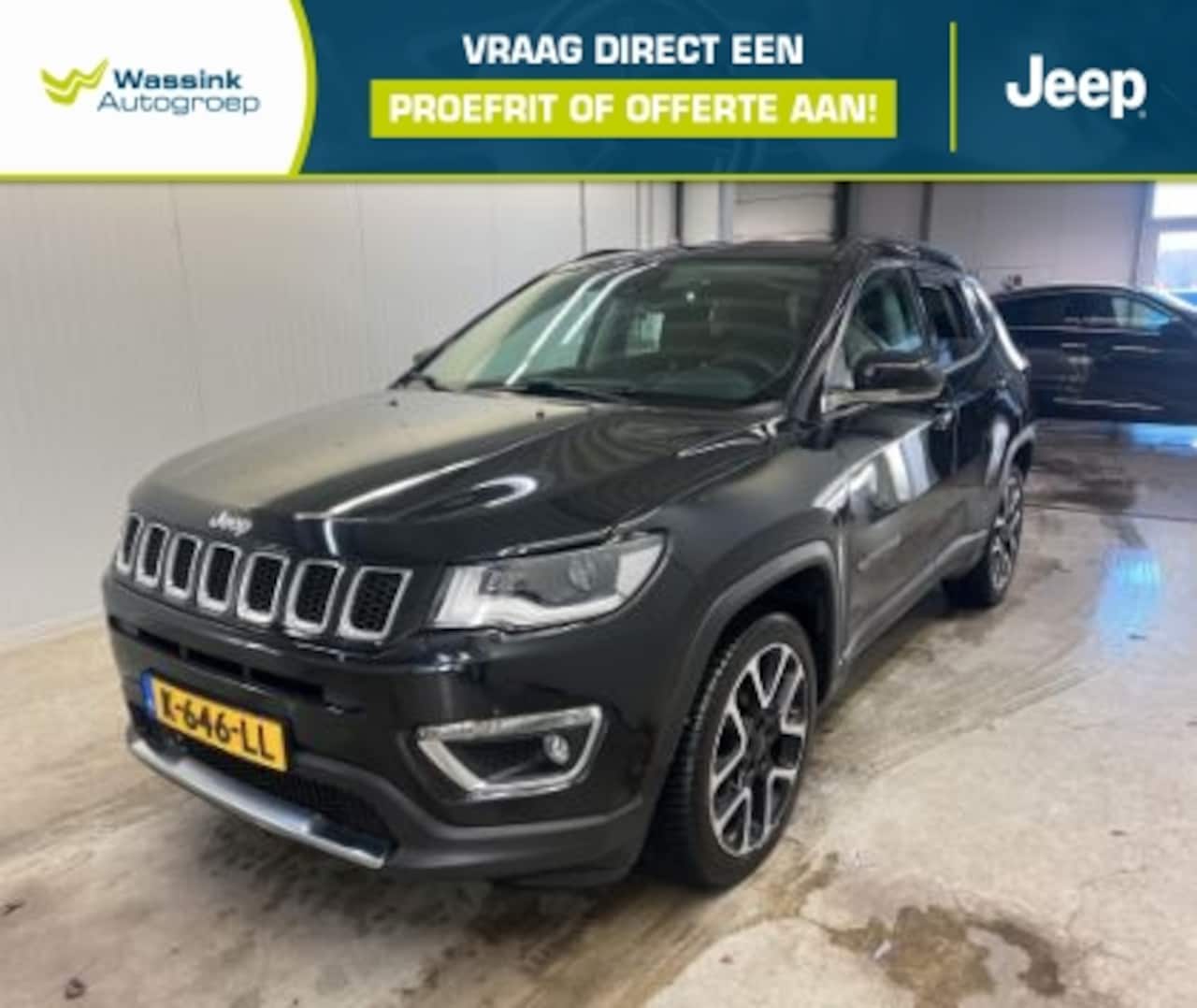 Jeep Compass - 1.3 MultiAir 150pk DDCT Limited | U Connect Navigatie - AutoWereld.nl