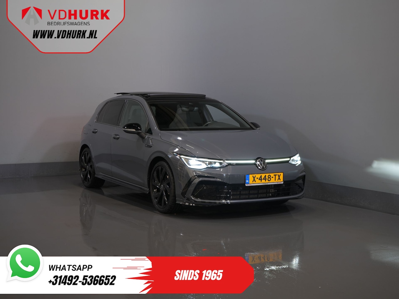 Volkswagen Golf - 1.5 eTSI 150 pk R-Line (DEMO) NL Auto/ Pano/ Adapt.Cruise/ LED/ Black Pack/ Virtual Cockpi - AutoWereld.nl