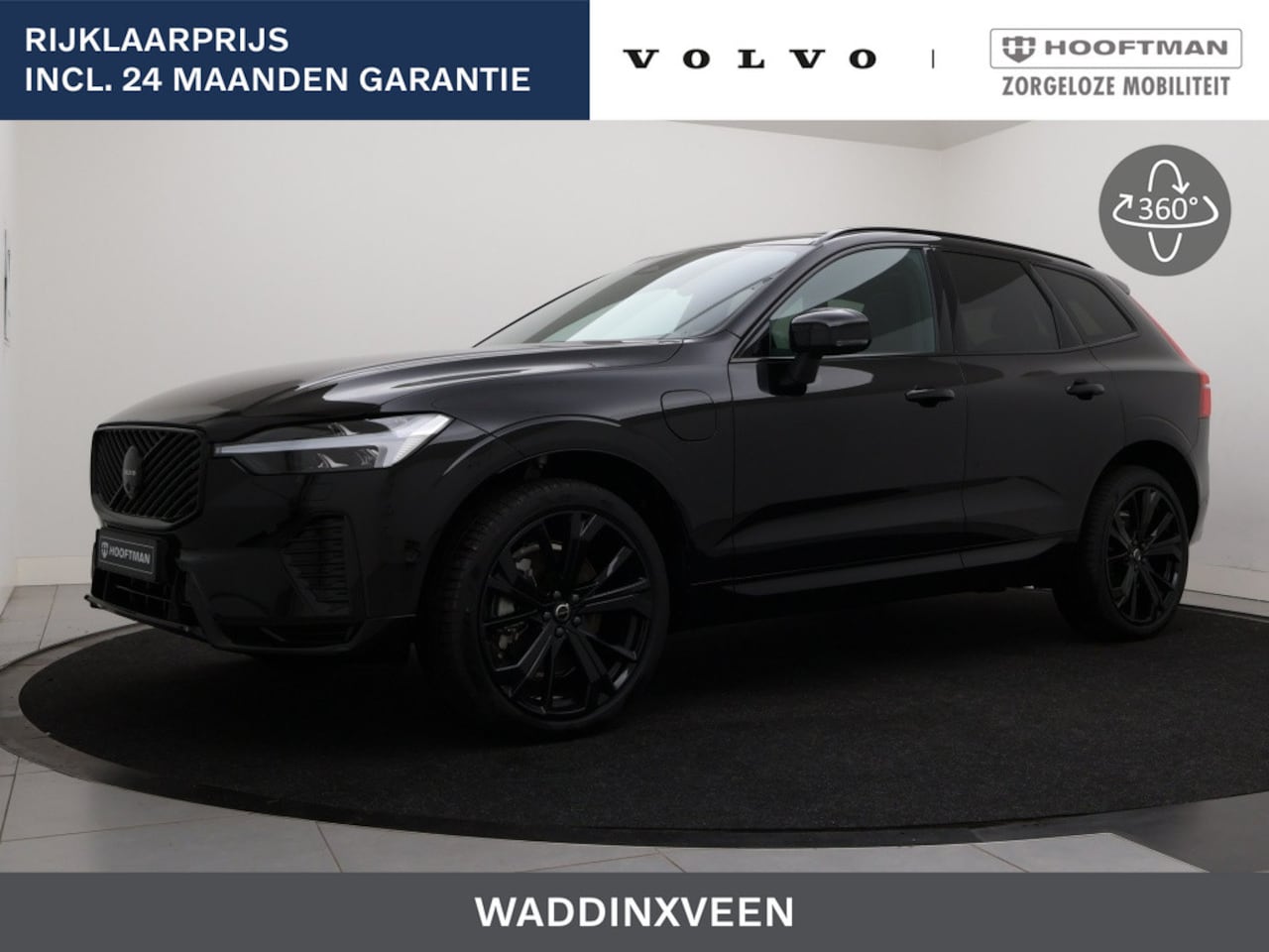 Volvo XC60 - T8 PLUG-IN HYBRID BLACK EDITION ULTRA *NIEUW MODEL* H/K HEAD-UP - AutoWereld.nl