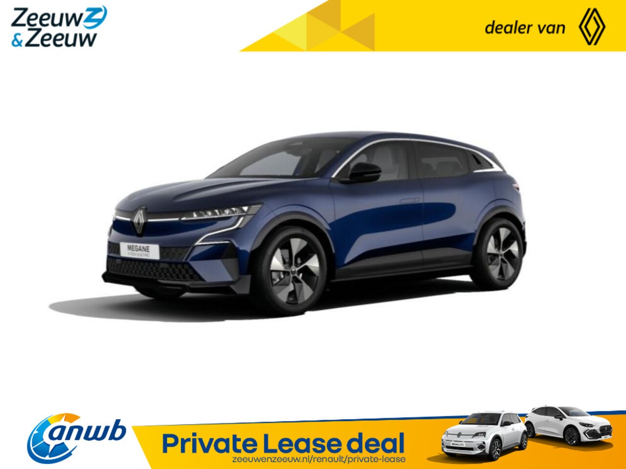 Renault Mégane E-Tech - Comfort Range Techno 60 kWh | NU nog leverbaar tegen 17% bijtelling en met € 3000,- Zeeuw - AutoWereld.nl