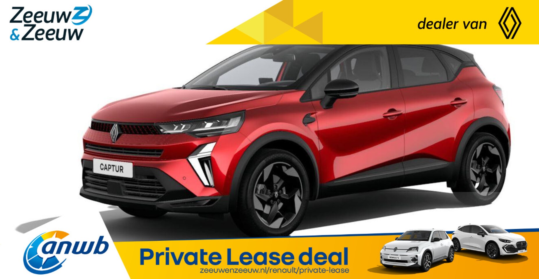 Renault Captur - (ANWB Private Lease Actie v.a. € 454,-) TCe 115 techno | Wij maken graag een Private Lease - AutoWereld.nl