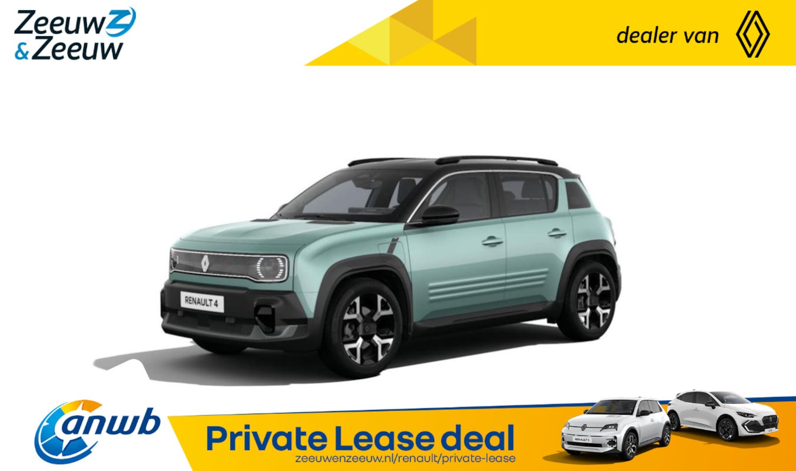 Renault 4 - comfort range techno 52 kWh | Nieuw te bestellen | € 1000,- Introductiekorting | Adaptive - AutoWereld.nl