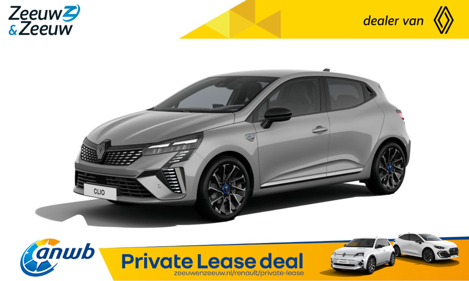 Renault Clio - E-Tech Full Hybrid 145 esprit Alpine Uit voorraad leverbaar op is op - AutoWereld.nl