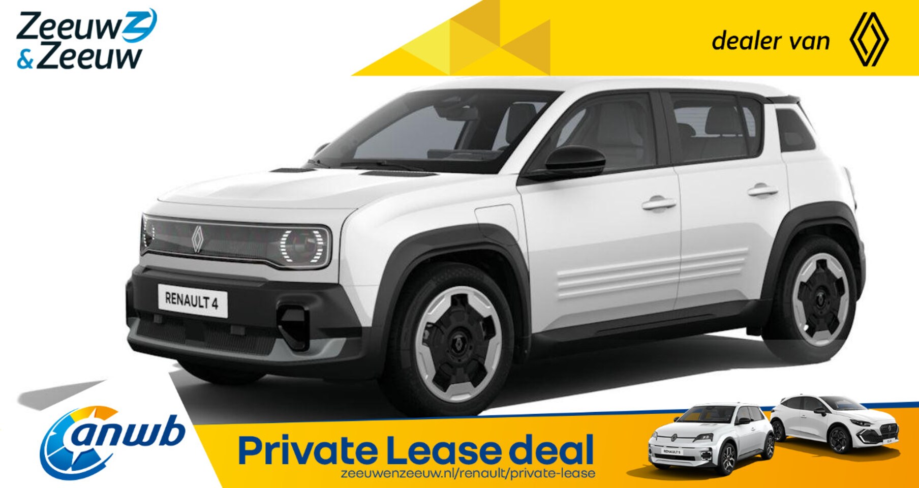 Renault 4 - (ANWB Private Lease Actie v.a. € 474,-) Evolution Comfort Range | Wij maken graag een Priv - AutoWereld.nl