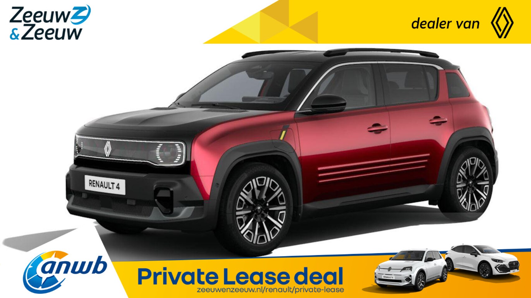Renault 4 - (ANWB Private Lease Actie v.a. € 524,-) Iconic Comfort Range | Wij maken graag een Private - AutoWereld.nl