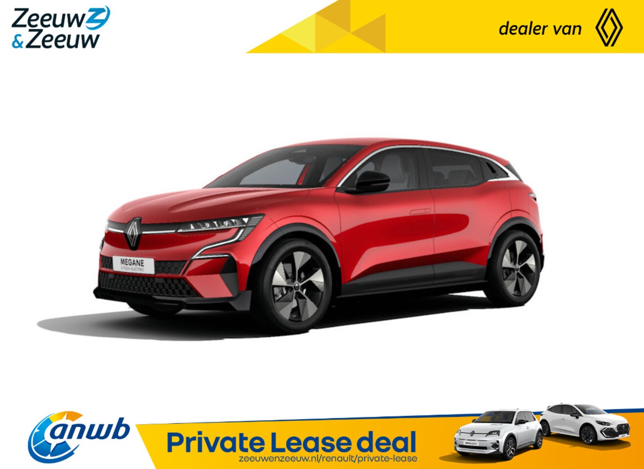 Renault Mégane E-Tech - (ANWB Private Lease Actie v.a. € 559,-) comfort range techno 220pk | Wij maken graag een P - AutoWereld.nl