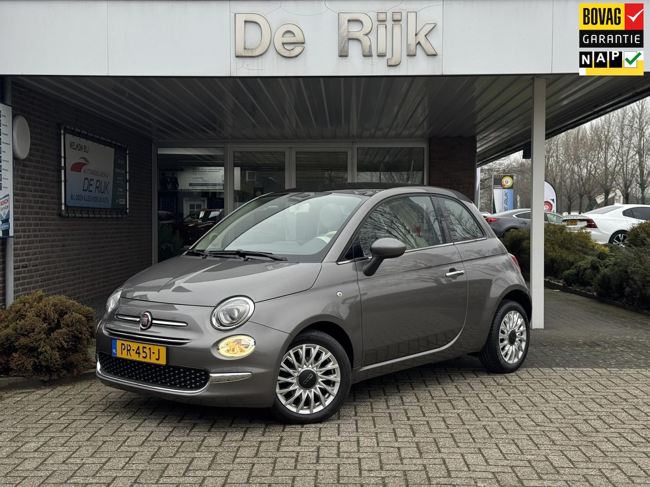 Fiat 500 - 0.9 TwinAir Turbo Automaat | Panoramadak, Navi, Cruise, Airco, DAB, 15'' LMV | NAP | - AutoWereld.nl