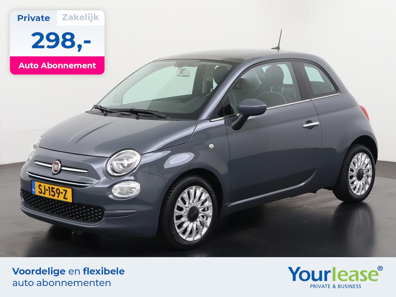 Fiat 500 - 0.9 TwinAir Turbo Lounge Automaat | All-in 298,- Private Lease | Direct uit voorraad - AutoWereld.nl