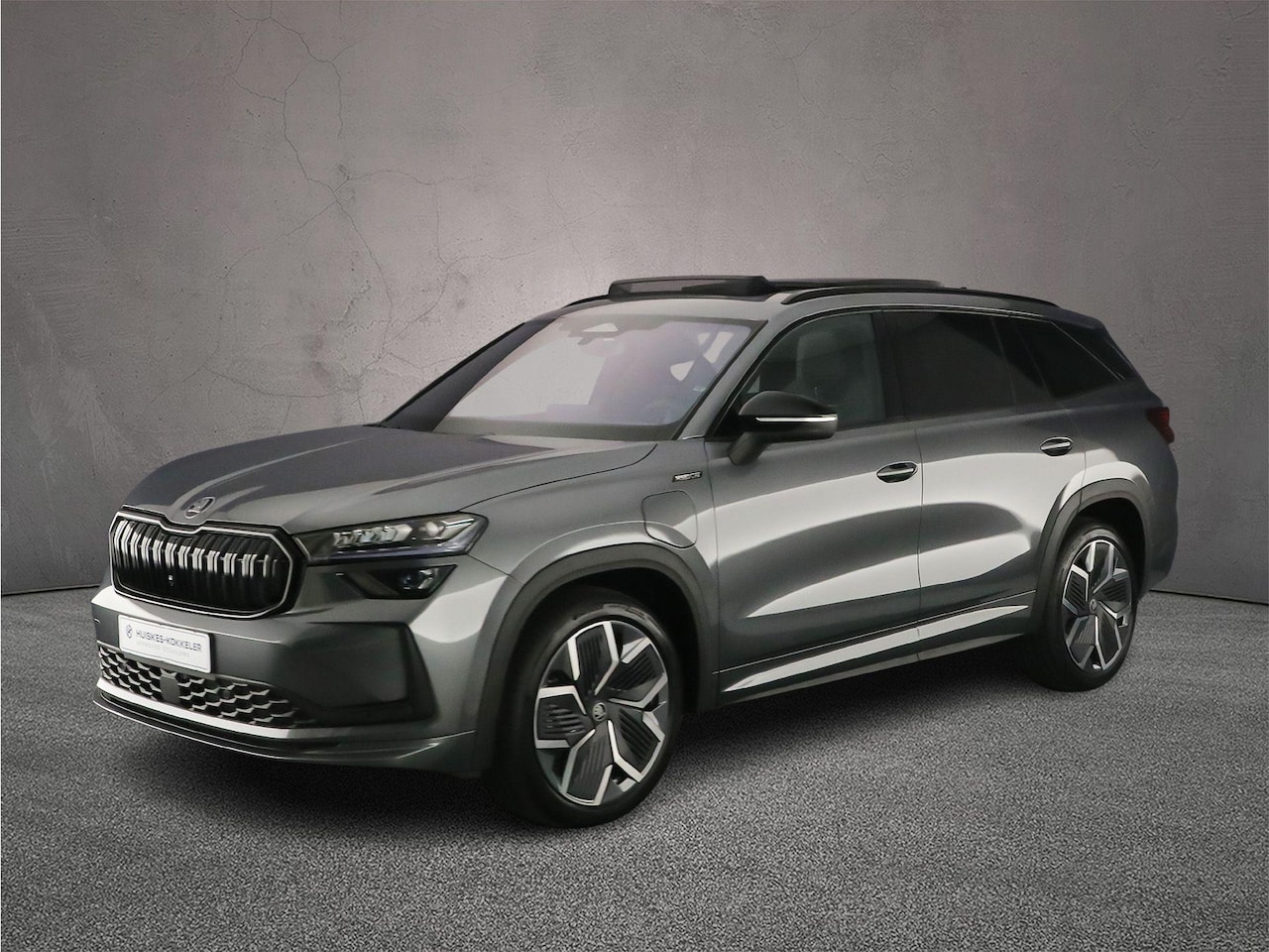 Skoda Kodiaq - Sportline Business 1.5 TSI PHEV 204pk DSG Automaat Trekhaak, Panoramadak, Elektrische acht - AutoWereld.nl