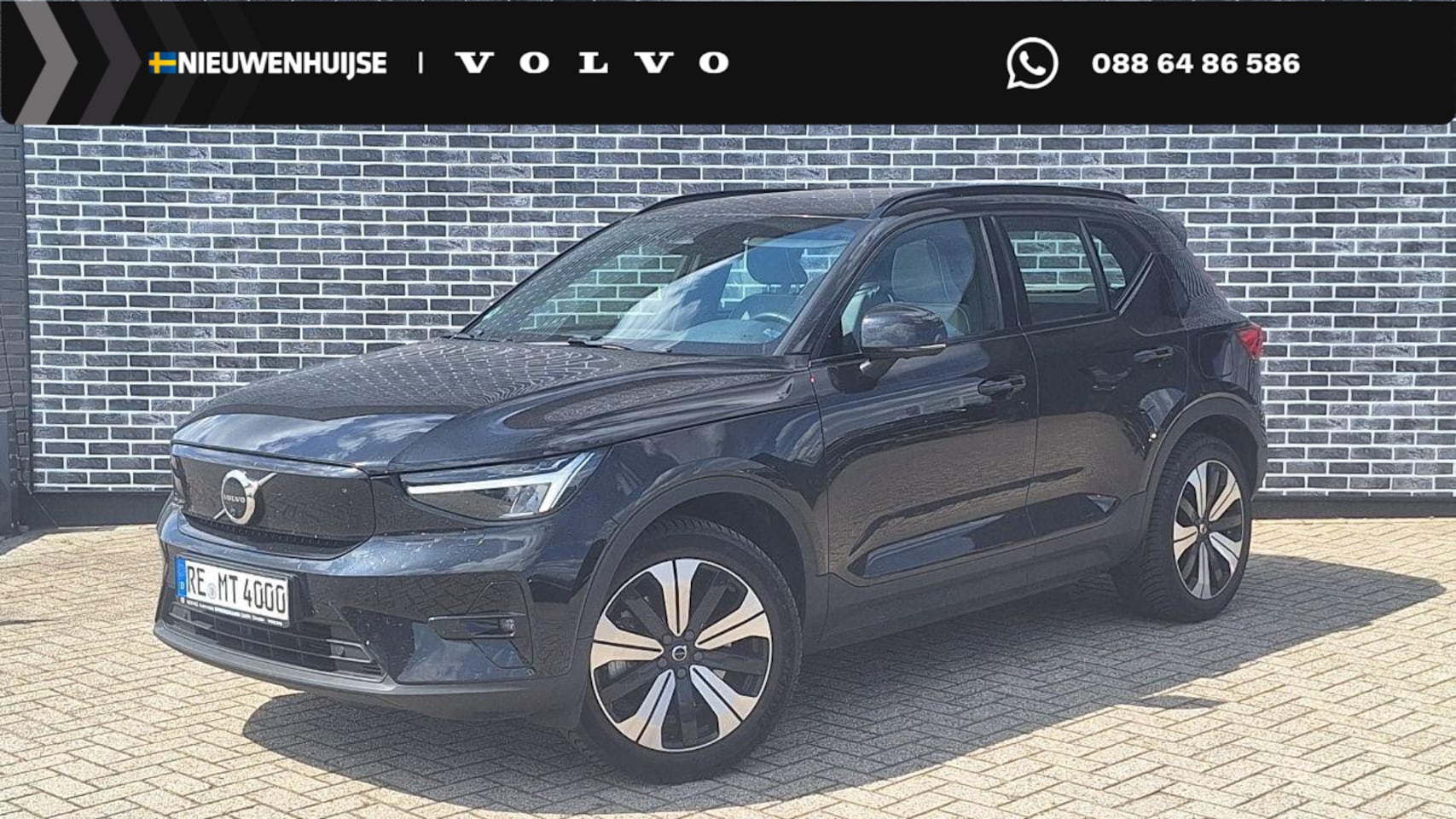 Volvo XC40 - Recharge 70 kWh Ultimate | Panoramadak | Adaptive cruise control | Stoel- en stuurverwarmi - AutoWereld.nl