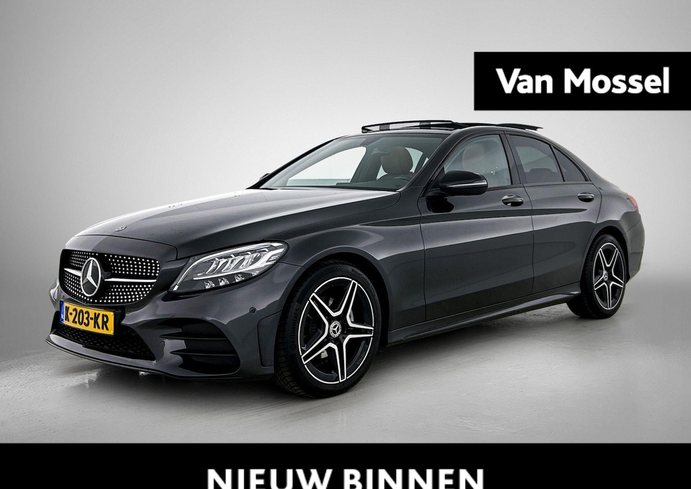 Mercedes-Benz C-klasse - 180 Business Solution AMG | AUTOMAAT | PANORAMADAK | ACHTERUITRIJCAMERA | STOELVERWARMING - AutoWereld.nl