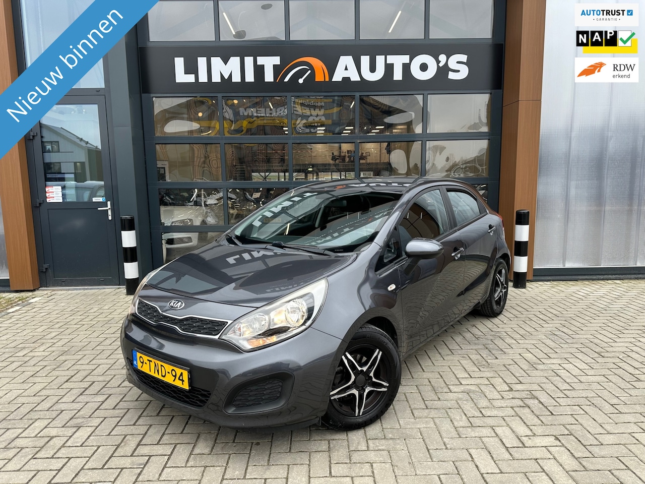 Kia Rio - 1.2 CVVT Comfort Pack Airco/El.ramen/Nw.koppeling/Lmv/Nap/Apk - AutoWereld.nl