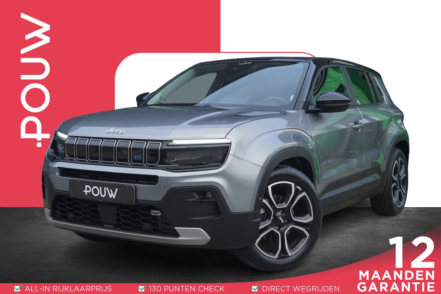 Jeep Avenger - 156pk 1st Edition 54 kWh | Apple Carplay/Android Auto | Adaptive Cruise | Camera | Navigat - AutoWereld.nl