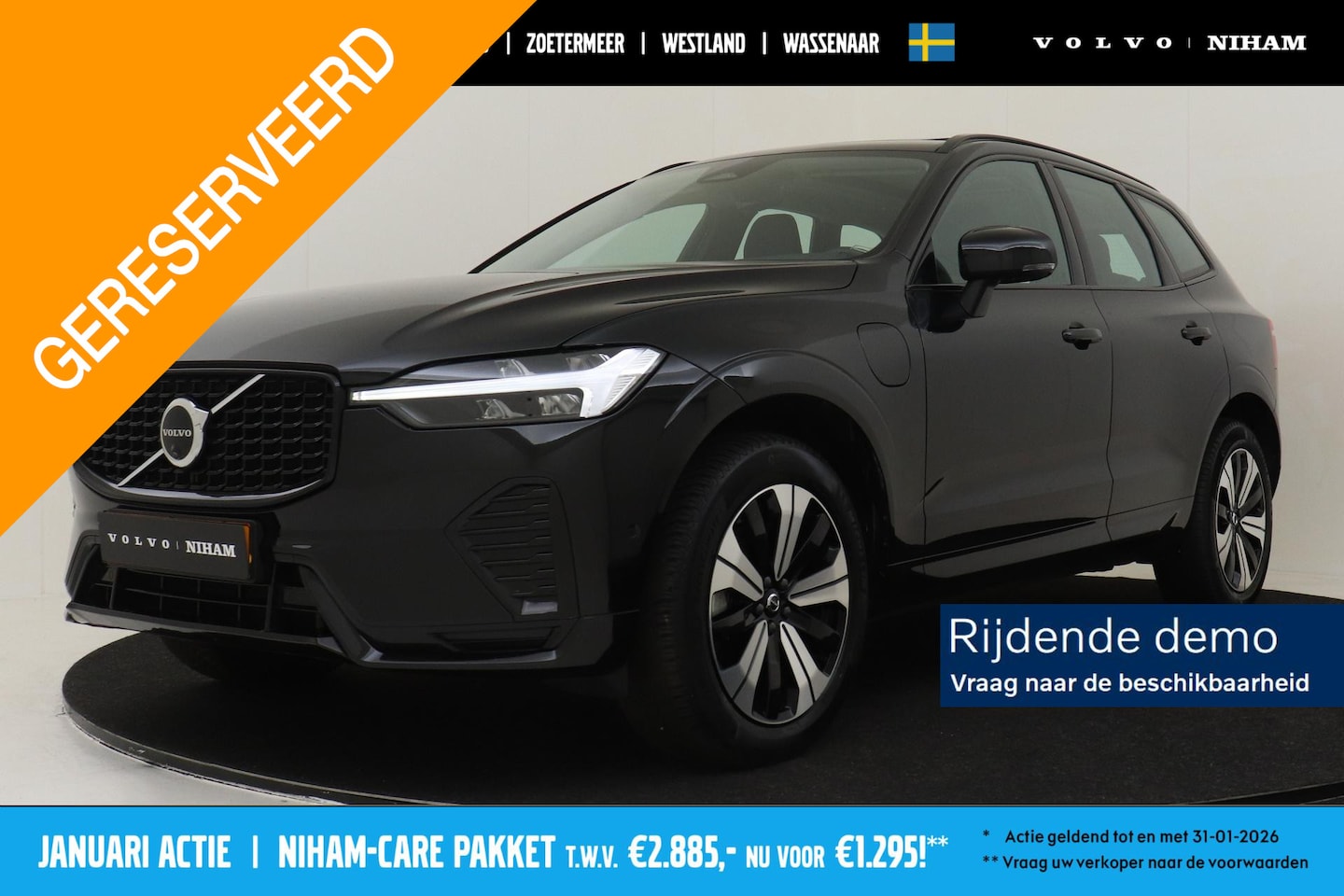 Volvo XC60 - T6 PLUG-IN HYBRID AWD PLUS DARK -PANO.DAK|POWER-SEATS|360°CAM|TREKHAAK - AutoWereld.nl