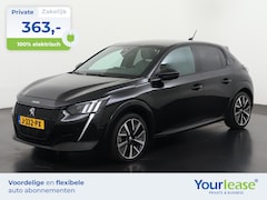 Peugeot e-208 - EV GT 350 50 kWh 3 fase | All-in 363, - Private Lease | Direct uit voorraad