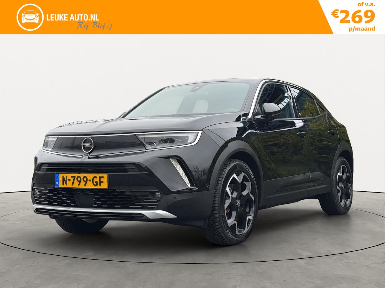 Opel Mokka-e - Ultimate Elegance 50-kWh 11kw bl. Alcantara 360 Camera - AutoWereld.nl