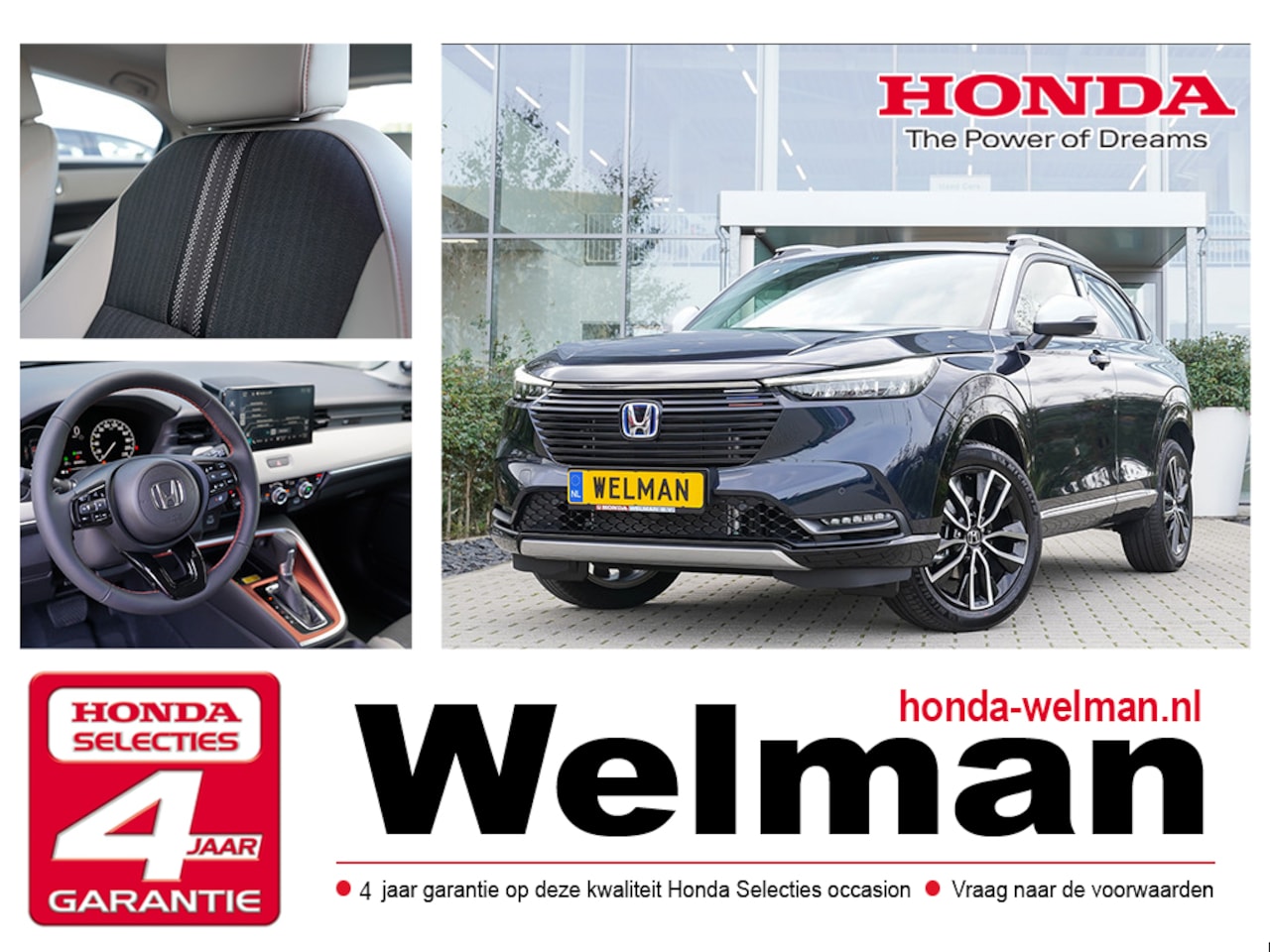 Honda HR-V - 1.5i e:HEV ADVANCE STYLE - FULL HYBRID - TWO TONE - AUTOMAAT - AutoWereld.nl