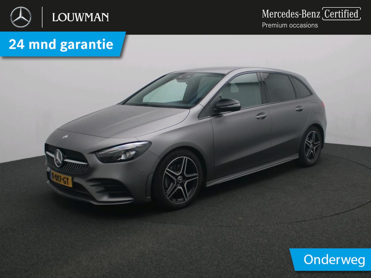 Mercedes-Benz B-klasse - 180 Business Solution AMG AMG Line | Night Pakket | Achteruitrijcamera | Dodehoekassistent - AutoWereld.nl