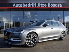 Volvo V90 - 2.0 T5 Automaat Momentum LED | Zwart Leder | Carplay | Camera | Trekhaak | Dealer Onderhou