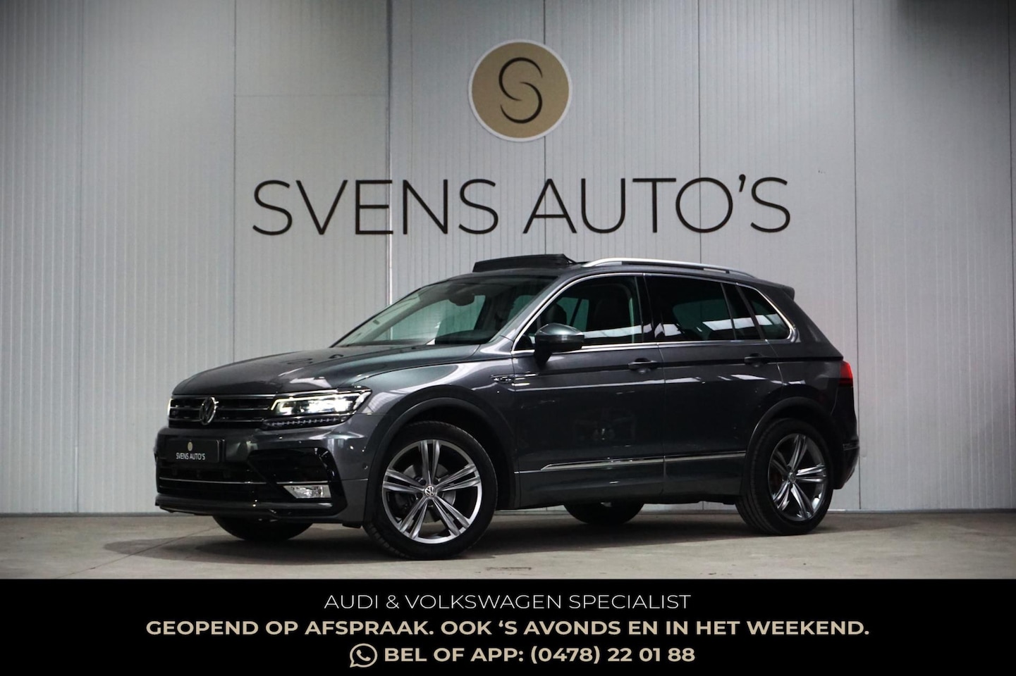 Volkswagen Tiguan - 1.4 TSI 150pk DSG R-Line Panodak|Virtual|Trekhaak|Memory|Leder - AutoWereld.nl