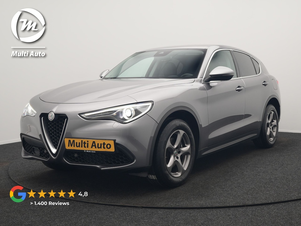 Alfa Romeo Stelvio - 2.0 T AWD Super Q4 200pk Automaat Dealer O.H. | Adaptive Cruise | Camera | Lederen Sportst - AutoWereld.nl