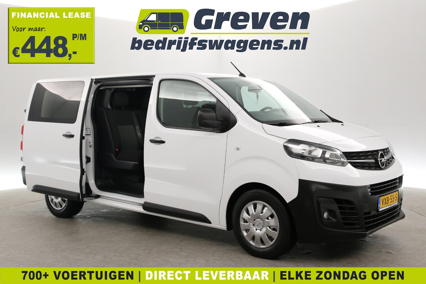 Opel Vivaro - 2.0 145PK L3H1 | DC | 6-Zits | Trekh. | Airco | Cruise | Carplay | Parkeersens. - AutoWereld.nl