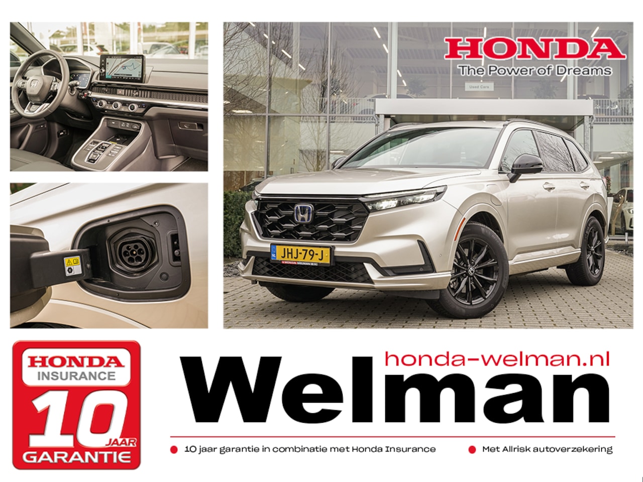 Honda CR-V - 2.0i e:PHEV ADVANCE TECH - DEMO - PLUG -IN HYBRID - TREKHAAK - ALL WEATHERS - AutoWereld.nl