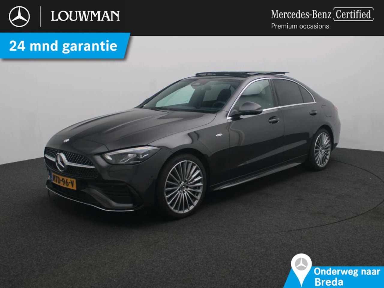 Mercedes-Benz C-klasse - 300 e Business Solution AMG AMG Line | NIght Pakket | Panorama Schuif-Kanteldak | !9 Inch - AutoWereld.nl