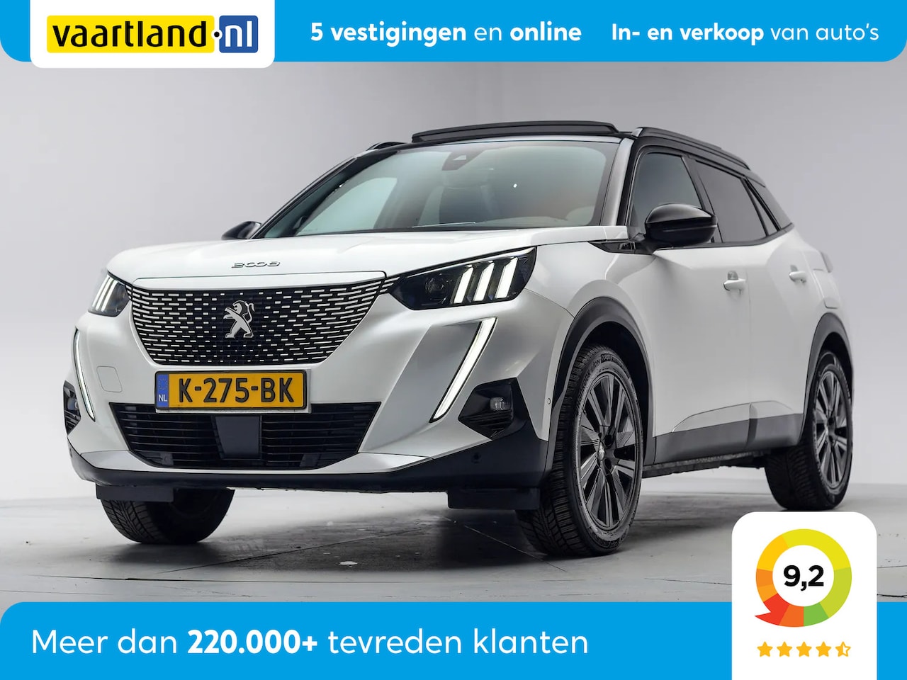 Peugeot e-2008 - 50 kWh GT 3-Fase [ Panorama Leder Navi Stoelverwarming ] - AutoWereld.nl
