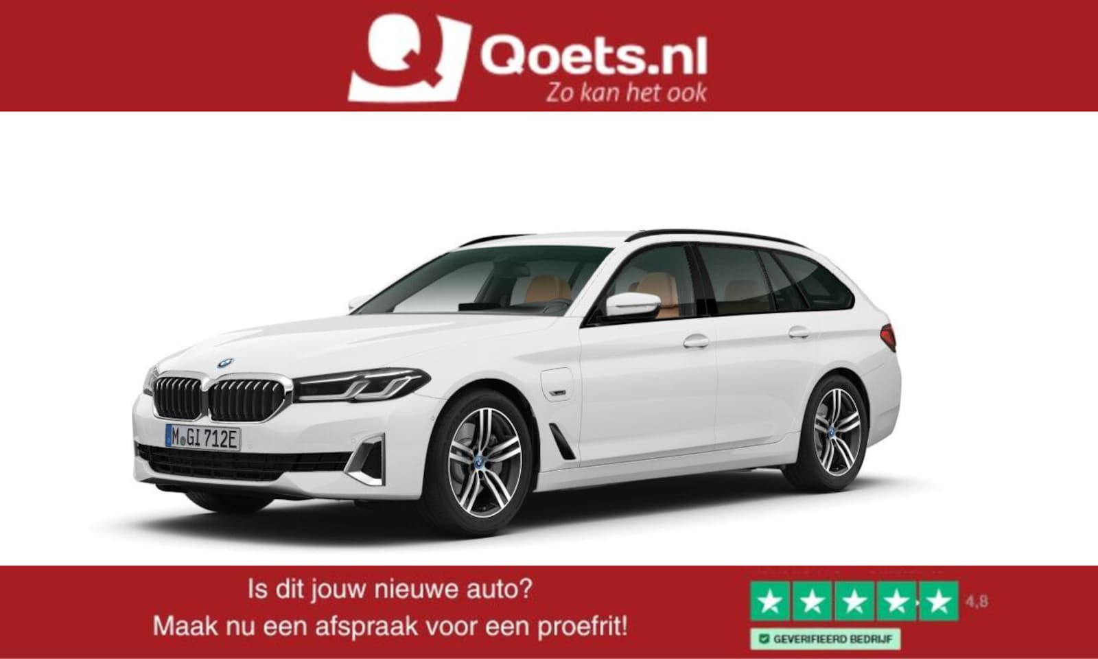 BMW 5-serie Touring - 530e Luxury Line - Trekhaak - Comforstoelen - Getinte Ruiten - High Beam Assistant - Hifi - AutoWereld.nl