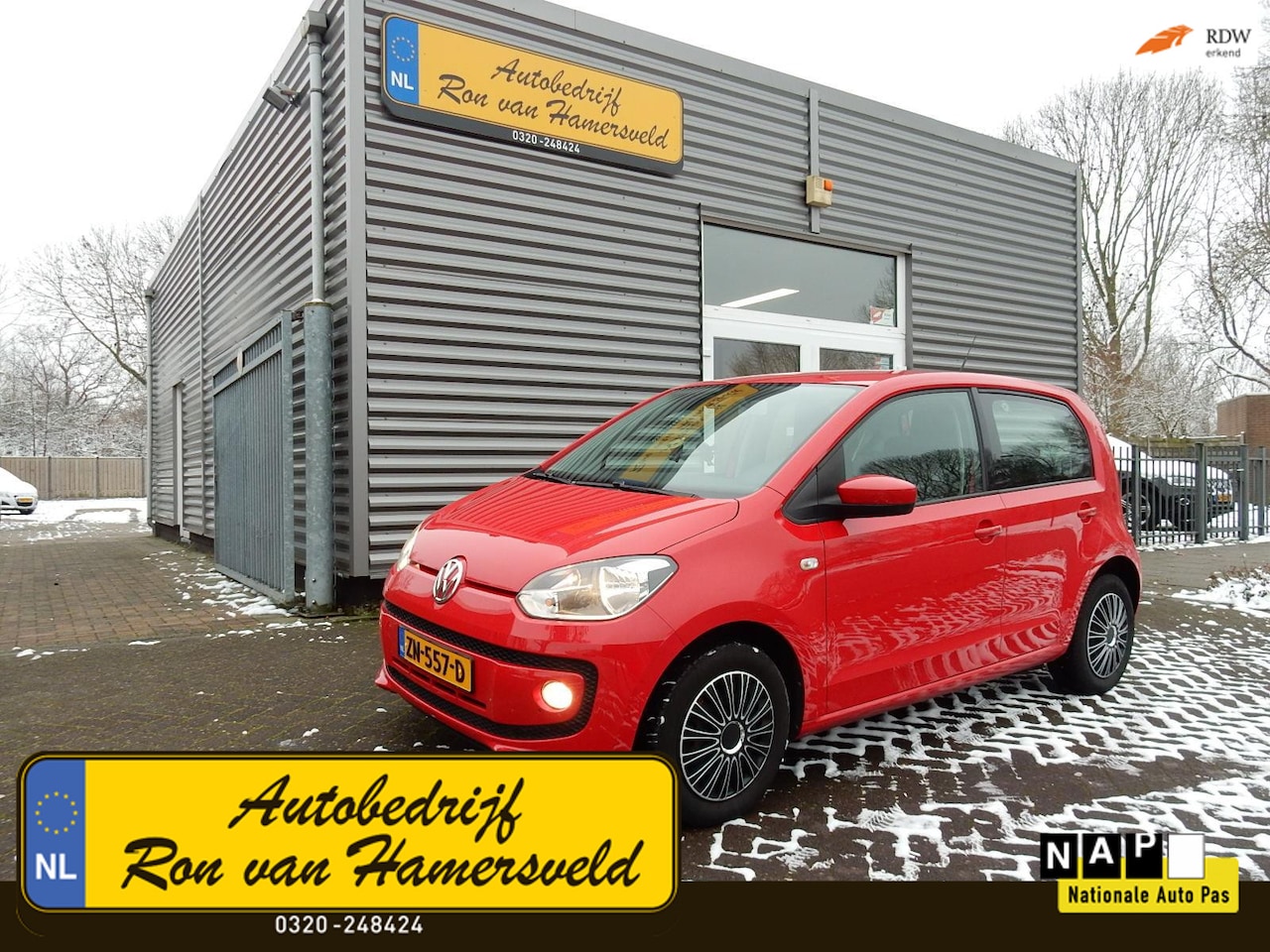 Volkswagen Up! - 1.0 up! EDITION*NAVI*STL VERW*CR CONTR*AIRCO* - AutoWereld.nl