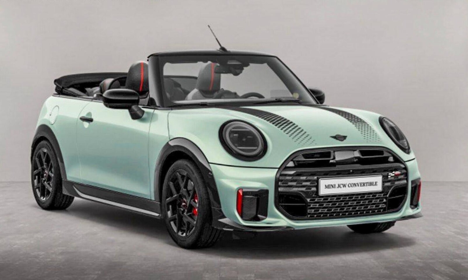MINI Cabrio - Mini 2.0 JCW John Cooper Works XL f1 aut 231pk/Nw Model/Ocean Wave Green/Vol/Btw - AutoWereld.nl
