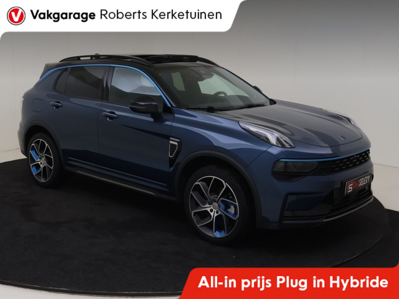 Lynk & Co 01 - 1.5 PHEV 262PK Zwarte hemel, SOH 97% (State Of Health) - AutoWereld.nl